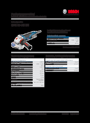 Meuleuses d'angle Bosch GWS 19-125 CIE