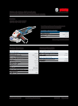 Meuleuses d'angle Bosch GWS 19-125 CIST
