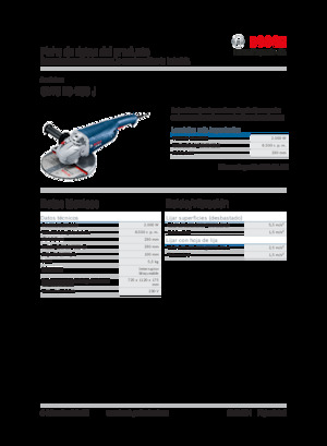 Meuleuses d'angle Bosch GWS 20-230 J