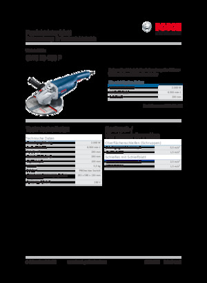 Meuleuses d'angle Bosch GWS 20-230 P