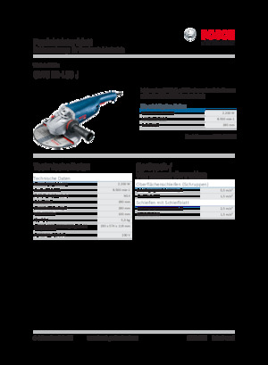 Meuleuses d'angle Bosch GWS 22-180 J