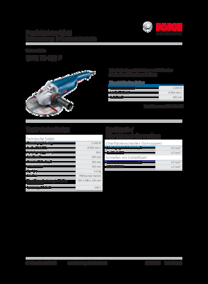 Meuleuses d'angle Bosch GWS 22-230 P