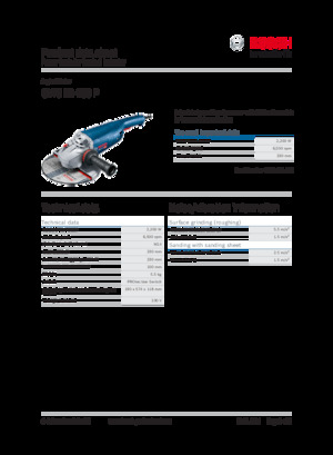 Meuleuses d'angle Bosch GWS 22-230 P