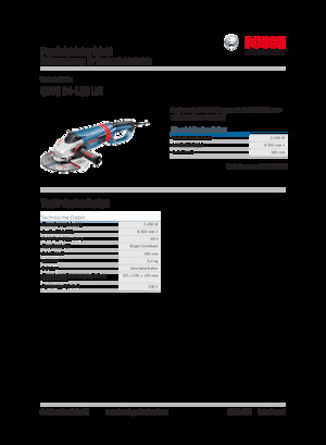 Meuleuses d'angle Bosch GWS 24-180 LVI