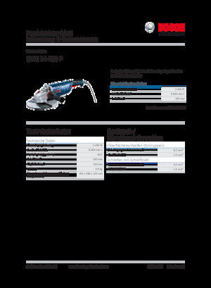 Meuleuses d'angle Bosch GWS 24-230 P