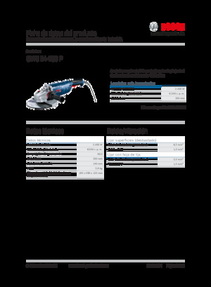 Meuleuses d'angle Bosch GWS 24-230 P