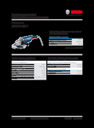 Meuleuses d'angle Bosch GWS 24-230 P