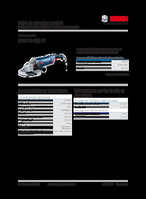 Meuleuses d'angle Bosch GWS 24-230 PZ