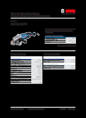 Meuleuses d'angle Bosch GWS 30-180 PB