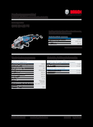 Meuleuses d'angle Bosch GWS 30-180 PB