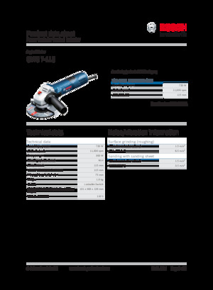 Meuleuses d'angle Bosch GWS 7-115