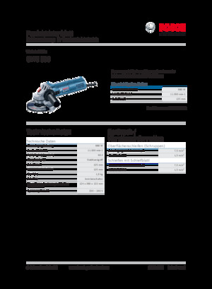 Meuleuses d'angle Bosch GWS 880
