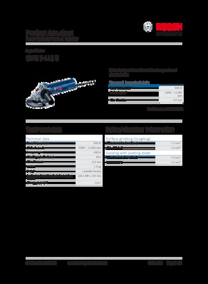Meuleuses d'angle Bosch GWS 9-115 S