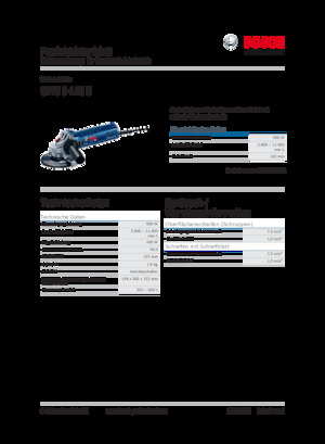 Meuleuses d'angle Bosch GWS 9-125 S