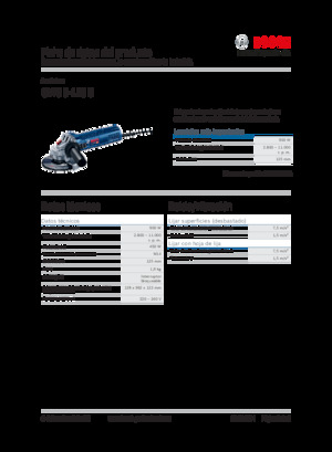 Meuleuses d'angle Bosch GWS 9-125 S