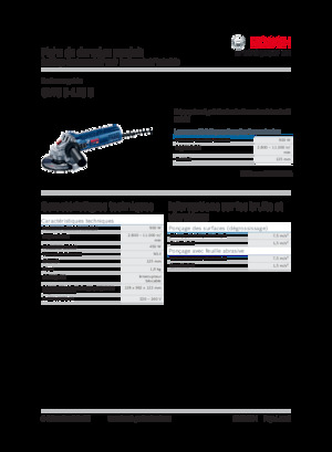 Meuleuses d'angle Bosch GWS 9-125 S