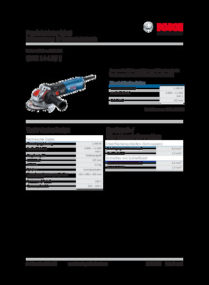 Meuleuses d'angle Bosch GWX 14-125 S