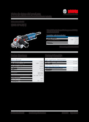 Meuleuses d'angle Bosch GWX 17-125 S