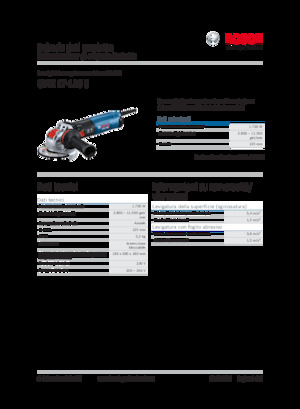 Meuleuses d'angle Bosch GWX 17-125 S