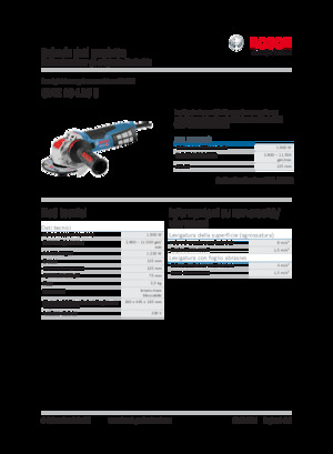 Meuleuses d'angle Bosch GWX 19-125 S