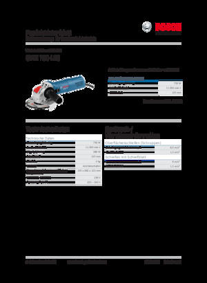 Meuleuses d'angle Bosch GWX 750-125