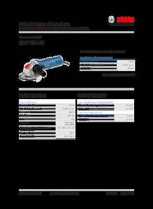 Meuleuses d'angle Bosch GWX 750-125