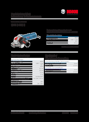 Meuleuses d'angle Bosch GWX 9-125 S