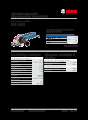 Meuleuses d'angle Bosch GWX 9-125 S