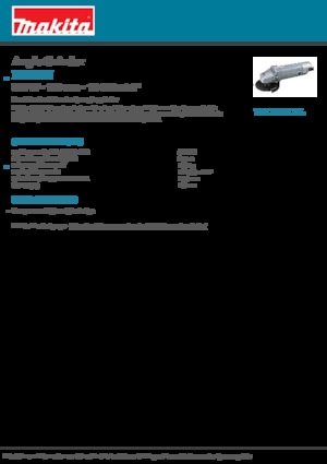 Meuleuses d'angle Makita N9500N