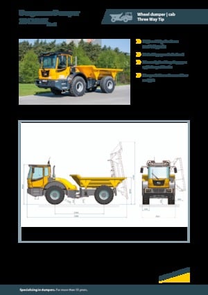 Tombereaux articulés Bergmann 3012DSK Plus