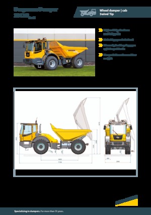 Tombereaux articulés Bergmann 3012R Plus