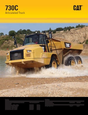 Tombereaux articulés Caterpillar 730C