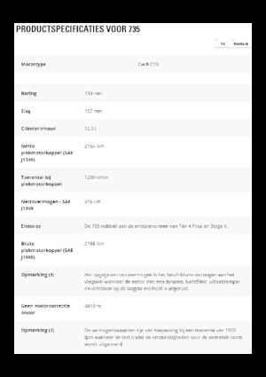 Tombereaux articulés Caterpillar 735-04A