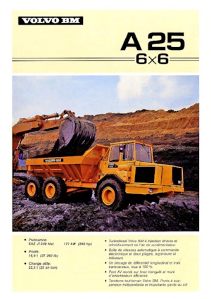 Tombereaux articulés Volvo A 25 6x6