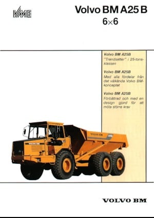 Tombereaux articulés Volvo A 25 B 6x6