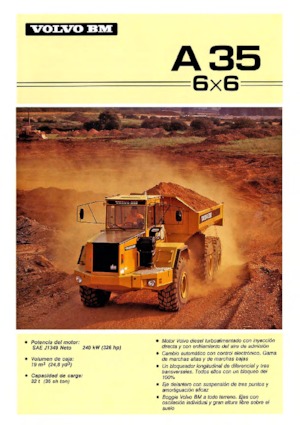 Tombereaux articulés Volvo A 35 6x6