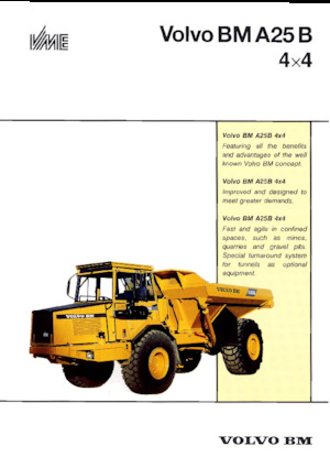 Tombereaux articulés Volvo A25B (4x4)