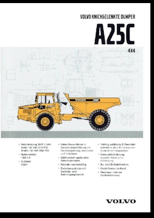 Tombereaux articulés Volvo A25C 4x4