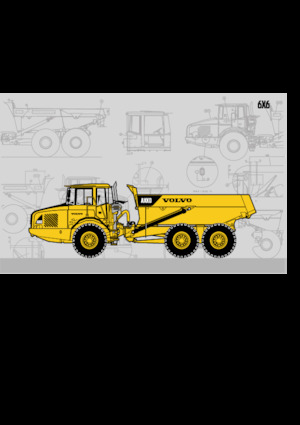 Tombereaux articulés Volvo A25D (6x6)