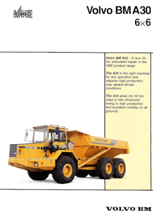 Tombereaux articulés Volvo A30