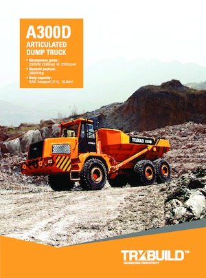 Tombereaux articulés TRXBUILD A300D