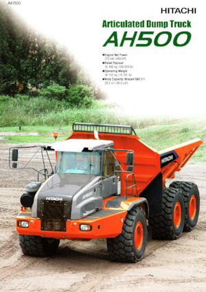 Tombereaux articulés Hitachi AH500