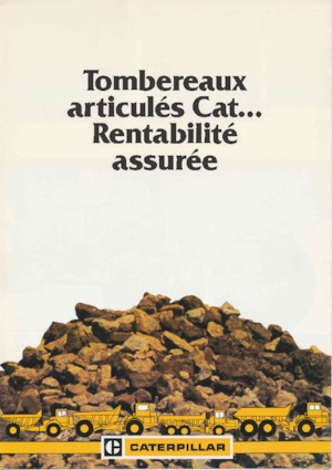 Tombereaux articulés Caterpillar D44