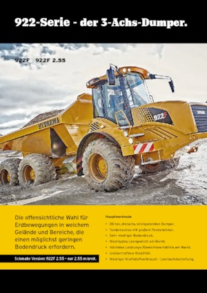 Tombereaux articulés Hydrema 922F