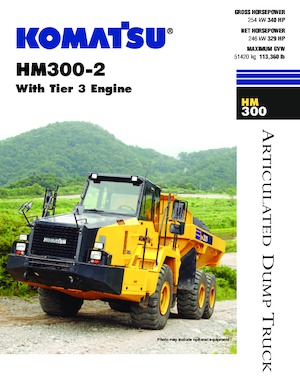 Tombereaux articulés Komatsu HM300-2