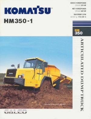 Tombereaux articulés Komatsu HM350-1