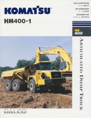 Tombereaux articulés Komatsu HM400-1
