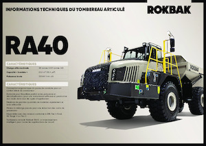 Tombereaux articulés Rokbak RA40