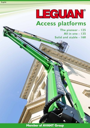 Nacelles à bras articulés sur roues Leguan 135