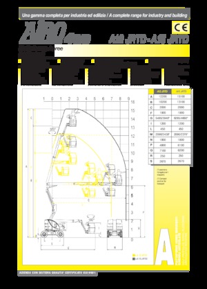 Nacelles à bras articulés sur roues AIRO A15 JRTD